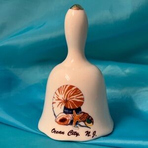 Vintage Ocean City N.J. Seashell Souvenir Bell